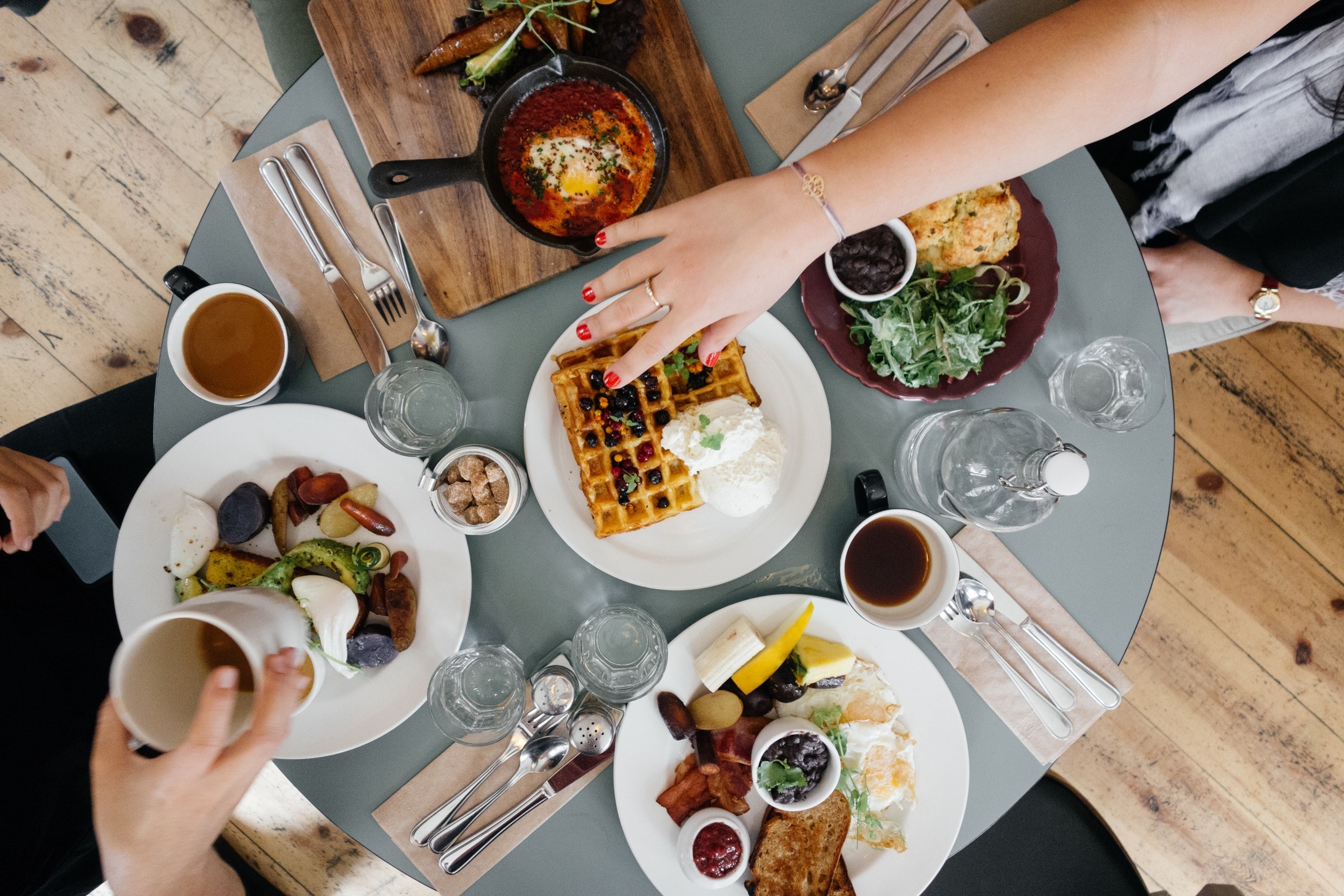 people eating at restaurant in Austin