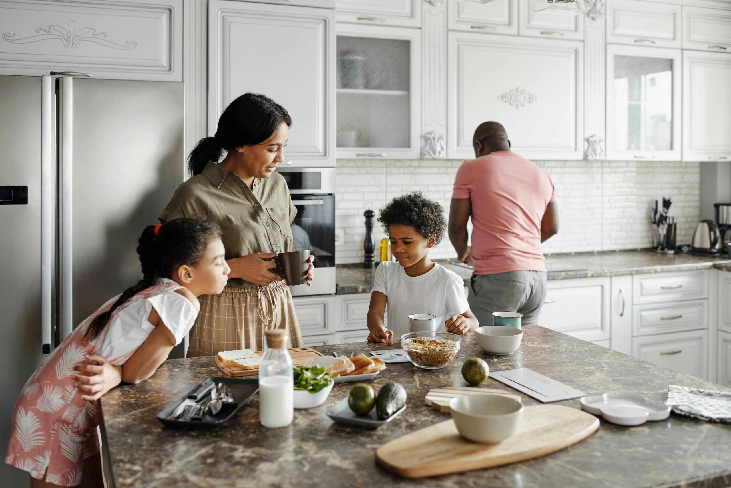 family cooking in kitchen rpm living blog enhancing simple meals